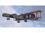  aircraft airplane artist_name biplane blue_sky bomber cloud cloudy_sky day flying gun highres letterboxed machine_gun military military_vehicle multiple_boys original outdoors peter_(peter6409) roundel signature sky weapon world_war_i 