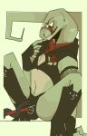  .3. anthro blush bulge cat_stockings cleavage_cutout clothed clothing crossdressing fingerless fingerless_gloves fishnet flower forked_tongue gloves legwear lizard male necktie panties plant red_eyes reptile ricebat rose scales scalie skimpy spoctor_theory stockings thong tongue underwear vest xd 
