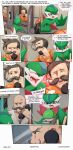  clothed clothing comic digital_media_(artwork) english_text gallade hi_res human humanoid male mammal masterploxy nintendo open_mouth pok&eacute;mon pok&eacute;mon_(species) text video_games 