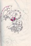  anthro auroblaze breasts crossover echidna female hi_res imperator_ix male mammal mask monotreme painwheel pink_eyes shade_the_echidna skullgirls solo sonic_(series) video_games 
