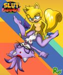  anthro black_nose blaze_the_cat breasts cum digital_media_(artwork) duo erection female male male/female mammal nipples nude open_mouth orgasm penetration penis pussy raianonzika ray_the_flying_squirrel sex simple_background sonic_(series) text tongue vaginal video_games 