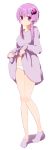  alternate_costume bangs bare_legs blush closed_mouth dress dress_lift eyebrows_visible_through_hair full_body hair_ornament hair_tubes hairpin highres lifted_by_self long_sleeves looking_at_viewer no_shoes panties puffy_long_sleeves puffy_sleeves purple_dress purple_eyes purple_hair purple_legwear shiny shiny_hair short_hair_with_long_locks sidelocks simple_background sleeves_past_wrists socks solo standing tareme underwear upskirt vocaloid voiceroid white_background white_panties yusake_san yuzuki_yukari 