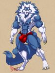  2018 4_toes 5_fingers abs anthro biceps blue_fur blue_hair blue_nose blue_skin body_hair bulge canine chest_hair clothed clothing darkstalkers digitigrade fur gloves_(marking) hair hungothenomster jon_talbain male mammal mane markings multicolored_fur multicolored_hair multicolored_skin muscular muscular_male muscular_thighs nipples penis_outline pubes sharp_teeth simple_background solo teeth tight_underwear toes topless two_tone_fur two_tone_hair two_tone_skin underwear video_games were werewolf white_fur white_hair white_skin yellow_eyes 