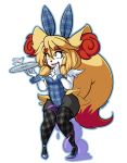  &lt;3 &lt;3_eyes 2018 alpha_channel anthro beverage blonde_hair braixen breasts bunny_costume clothed clothing costume fangs female footwear hair happy high_heels kdhynamo legwear nintendo pok&eacute;mon pok&eacute;mon_(species) pussy_juice shoes simple_background smile solo standing tears tentacles thigh_highs transparent_background video_games wet_spot wide_hips 