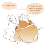  anthro big_breasts breasts clothing dress english_text female forfun41 friendship_is_magic huge_breasts hyper hyper_breasts hyper_pregnancy monochrome my_little_pony pregnant princess_celestia_(mlp) simple_background text white_background 