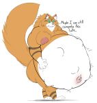  abdominal_bulge anthro belly big_belly big_butt breasts bulge butt cat feline female hyper hyper_pregnancy mammal nipples nude pregnant riis worried 