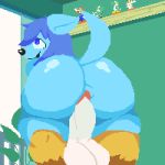  2018 2d_animation anal anal_penetration animated anthro anus balls big_butt butt canine clothed clothing cum cum_inside digital_media_(artwork) duo girly handjob hoodie male male/male male_penetrated male_penetrating mammal open_mouth penetration penis pixel_(artwork) sex superiorfox superiorfoxdafox thick_thighs timbywuff wide_hips wolf 