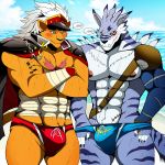  bancholeomon bearlovestiger13 digimon tagme weregarurumon 