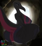  2018 animated big_breasts breasts butt female nintendo pok&eacute;mon pok&eacute;mon_(species) salazzle smile solo video_games zenminch 