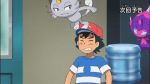  acerola_(pokemon) alolan_meowth animated animated_gif blush pokemon pokemon_sm pokemon_sm_(anime) satoshi_(pokemon) 