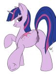  2018 anatomically_correct anatomically_correct_anus anatomically_correct_pussy anus butt cutie_mark equine eyelashes female feral friendship_is_magic fur hair half-closed_eyes hooves horn looking_at_viewer mammal morgenergy multicolored_hair my_little_pony nude presenting presenting_hindquarters puffy purple_eyes purple_fur purple_hair pussy raised_tail solo twilight_sparkle_(mlp) two_tone_hair underhoof unicorn 