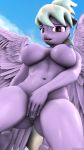  2018 3d_(artwork) 5_fingers anthro anthroponiessfm anus areola barefoot big_breasts blue_hair breasts butt cloud cloud_chaser_(mlp) colored_nails digital_media_(artwork) equine eyebrows eyelashes feathered_wings feathers female fingering fingering_self friendship_is_magic green_nails hair hi_res kneeling looking_at_viewer low-angle_view mammal masturbation multicolored_hair my_little_pony navel nipples nude open_mouth open_smile outside pegasus pink_eyes portrait purple_areola purple_feathers pussy sky smile solo source_filmmaker teeth thick_thighs three-quarter_portrait tongue tongue_out two_tone_hair vaginal vaginal_fingering vaginal_masturbation wings 