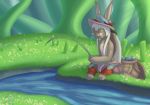  absurd_res ambiguous_gender armor fish fishing helmet hi_res hollow_(species) made_in_abyss marine nanachi sacrificabominat 