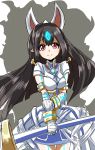  animal_ears black_hair blush fox_mask japanese_clothes kasane_(xenoblade) long_hair looking_at_viewer mask pointy_ears red_eyes simple_background sketch smile solo white_background xenoblade_(series) xenoblade_2 yukara-msma 