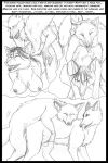  animal_genitalia anthro arania breasts canine chest_tuft comic dave_(tcitw) dialogue duo english_text feral fox fully_sheathed fur hair herm herm/male intersex intersex/male long_hair male mammal open_mouth sex sheath text the_cabin_in_the_woods_(arania) tongue tongue_out tuft 
