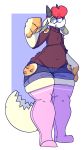  anthro caprine clothed clothing dogfluid goat horn hybrid male mammal slightly_chubby smile solo standing thick_thighs toony 