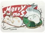  2015 christmas english_text hat holidays japanese_text lagomorph mammal rabbit tagme text translation_request 井口病院 