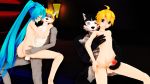  2018 3d_(artwork) anal anal_penetration anthro balls blonde_hair blue_eyes blue_hair blush breasts butt canine cowgirl_position digital_media_(artwork) erection female female_on_anthro fur grey_fur hair hatsune_miku human human_on_anthro humanoid_penis ikuto_waoni interspecies kagamine_len long_hair looking_at_viewer male male/female male/male male_on_anthro male_penetrating malicekira mammal muscular muscular_male nipples nude on_top open_mouth penetration penis reach_around red_eyes reverse_cowgirl_position sarasa_arujine sex smile utau vaginal vaginal_penetration vocaloid wolf 