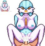  1boy 1girl alpha_channel alternate_color areolae belly big_breasts blue_hair blue_nipples blue_skin breasts cowgirl_position creampie cum cum_in_pussy cum_inside erection feet female gardevoir hetero human humanoid interspecies looking_at_viewer male male_pov moan moaning navel nintendo nipples no_background nude open_mouth orange_eyes orange_skin penetration penis pixel_art pixlube pok&eacute;mon_(species) pokemon pokemon_rse pov pussy sex shiny_pokemon short_hair simple_background spread_legs spreading teeth text tongue vagina vaginal_penetration veins veiny_penis video_games watermark white_skin 