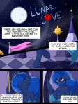  anthro breasts clothed clothing comic dialogue digital_media_(artwork) english_text equine eyes_closed female friendship_is_magic full_moon hair hi_res horn mammal moon my_little_pony princess_luna_(mlp) solo suirano text winged_unicorn wings 
