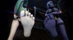  16:9 3d_(artwork) 5_toes anthro barefoot bikini breasts chain clothing dashie116 digital_media_(artwork) duo equine female first_person_view fishnet foot_fetish foot_focus friendship_is_magic horn lace leather legwear lingerie looking_at_viewer low-angle_view mammal my_little_pony nipples princess_celestia_(mlp) princess_luna_(mlp) riding_crop stockings swimsuit thong toes unicorn whip worm&#039;s-eye_view 