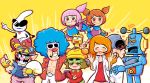  mona_(warioware) nintendo orange_hair penny_(warioware) penny_crygor wario warioware 