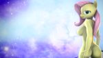  16:9 3d_(artwork) anthro anthrofied breasts butt dashie116 digital_media_(artwork) equine female fluttershy_(mlp) friendship_is_magic mammal my_little_pony nipples nude rear_view solo 