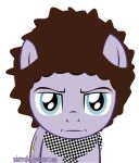  alpha_channel blue_eyes bob_dylan cutie_mark equine friendship_is_magic guitar handkerchief horse looking_at_viewer mammal misteraibo musical_instrument my_little_pony ponification pony simple_background solo transparent_background 