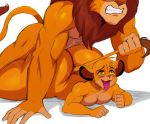  2018 anal anal_penetration anthro big_butt butt disney feline fucked_silly huge_butt incest lion male male/male mammal mufasa penetration sex simba sssonic2 tail_pull the_lion_king thick_thighs tongue tongue_out young 