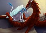  2018 dragon duo erection female feral licking male male/female nude penetration penis pussy scalie sex size_difference stardragon102 tongue tongue_out vaginal vaginal_penetration wings 