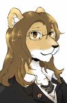  eyewear feline female glasses kelly_townsend lion looking_at_viewer mammal solo 