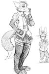  2018 anthro armpit_hair armwear badge broken_pencil canine clothed clothing cosplaying costume crossdressing cute disney duo female fox girly gloves hat hatsune_miku hladilnik holding_object judy_hopps lagomorph legwear looking_at_viewer male mammal necktie nick_wilde paper pencil_(object) police police_uniform rabbit seductive size_difference sketch skirt stockings thigh_highs uniform vocaloid zootopia 