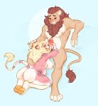  big_breasts big_butt breasts butt feline fellatio female hand_on_head harmsy kneeling licking lion male male/female mammal melisa_(missn) missn nude oral penis penis_lick sex side_boob sitting slightly_chubby tongue tongue_out 