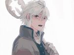  deere_(fire_emblem_if) fire_emblem fire_emblem_if gloves holding holding_staff kaibashira looking_at_viewer male_focus purple_eyes simple_background solo staff white_background white_hair 