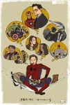  avengers brown_hair facial_hair male marvel multiple_boys peter_parker tagme 