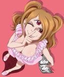  1girl breasts charlotte_pudding cleavage large_breasts one_piece screencap smile 