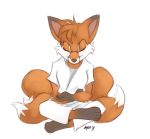  canine conditional_dnp cub fox kayla-na kennykitsune mammal meditating meditation young 