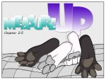  bed brown_pawpads colrblnd_(artist) comic days_felter duzt_(artist) english_text feet gray_paws grey_pawpads measureup oata_rinsky pawpads paws text white_paws_(disambiguation) 