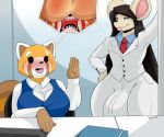  aggressive_retsuko anthro balls big_balls blush bulge clothed clothing duo female gang_xi_siyu girly huge_balls hyper hyper_balls hyper_bulge male male/female mammal mouse nightfaux open_mouth red_panda retsuko rodent sanrio sitting standing these_aren&#039;t_my_glasses thought_bubble 