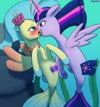  2018 alternate_species blue_hair blush crown cutie_mark dildo duo eye_contact eyebrows eyelashes female female/female fin fish_tail floppy_ears french_kissing friendship_is_magic galacticham hair hi_res hooves horn kissing levitation magic marine multicolored_hair my_little_pony my_little_pony_the_movie nude open_mouth open_smile penetration plant princess_skystar_(mlp) purple_eyes pussy rock saliva scales sea_pony seaweed sex sex_toy smile sparkles teal_eyes tongue tongue_out toying_partner twilight_sparkle_(mlp) underhoof underwater underwater_sex vaginal vaginal_penetration water 