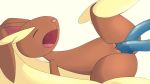  anal anal_penetration double_penetration eyes_closed female lopunny nintendo penetration pok&eacute;mon pok&eacute;mon_(species) pussy pussy_juice screaming sheepwithcrystallicfur simple_background solo tentacles vaginal vaginal_penetration video_games 