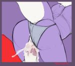  2018 anthro anus butt clothing cum cum_in_pussy cum_inside duo female flat_colors hair heart_a._chicago keishinkae male male/female orgasm panties panties_aside purple_scales pussy pussy_juice raised_tail red_scales scales sex simple_background styx_y._renegade underwear underwear_aside white_hair 