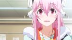  animated pink_hair red_eyes shy super_sonico tagme 