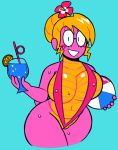  2018 amphibian animal_humanoid ball bangs beach_ball beverage big_breasts bikini blonde_hair breasts cam_(artist) cleavage clothed clothing covered_nipples crazy_straw digital_media_(artwork) ear_piercing erect_nipples eyelashes eyewear female flower flower_in_hair food fruit gem glasses hair hair_bun hair_ornament holding_object humanoid lizard_tail looking_at_viewer markings multicolored_scales nipples non-mammal_breasts noseless open_mouth partially_visible_vulva pearl_(gem) piercing pink_scales pink_skin plant pointy_ears portrait pussy round_glasses salamander sally_(scalie_schoolie) scales scalie scalie_schoolie shiny sling_bkini slingshot_swimsuit smile solo spiky_hair spring_salamander sweat swimsuit thick_thighs three-quarter_portrait two_tone_scales under_boob voluptuous webcomic wedgie wide_hips yellow_skin 