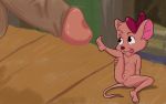  anthro anus breasts clitoris cub disney female male mammal mouse nipples olivia_flaversham penis presenting presenting_anus presenting_pussy pussy rodent size_difference spread_legs spreading the_great_mouse_detective tongue tongue_out young 