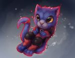  ambiguous_gender blue_fur cat dex-starr feline fur green_lantern_(franchise) mammal red_lantern sarki solo 