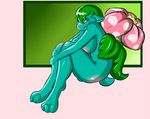  anthro breasts butt chubby female flora_fauna more_to_love nintendo overweight pok&#233;mon pok&#233;morph pokemon rikachu sitting solo unknown_artist venusaur video_games 