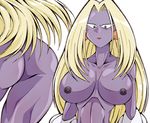  ass blonde_hair breasts jynx large_breasts long_hair nipples no_humans pokemon purple_skin uranoyoru 
