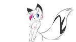  animated aphrodite_fox_matt_(character) big_breasts breasts canine female fox highlights mammal solo white_crest 