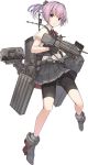 adapted_turret bike_shorts black_gloves blue_eyes boots collared_shirt fingerless_gloves full_body gloves grey_vest gun hair_intakes hair_ornament hair_ribbon holding holding_gun holding_weapon kantai_collection konishi_(koconatu) looking_at_viewer looking_to_the_side machinery mast neck_ribbon official_art pink_hair pleated_skirt ponytail red_neckwear red_ribbon remodel_(kantai_collection) ribbon rigging rudder_shoes school_uniform shiranui_(kantai_collection) shirt short_hair short_ponytail short_sleeves shorts shorts_under_skirt skirt smokestack solo torpedo_launcher torpedo_tubes transparent_background turret vest weapon white_ribbon white_shirt 